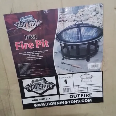 BOXED HERRINGTON STEEL FIRE PIT 