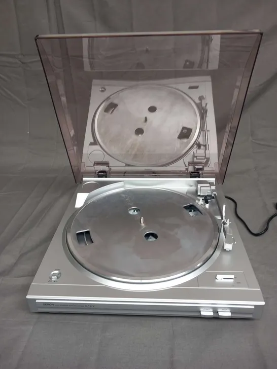 DENON DP29F SILVER TURNTABLE