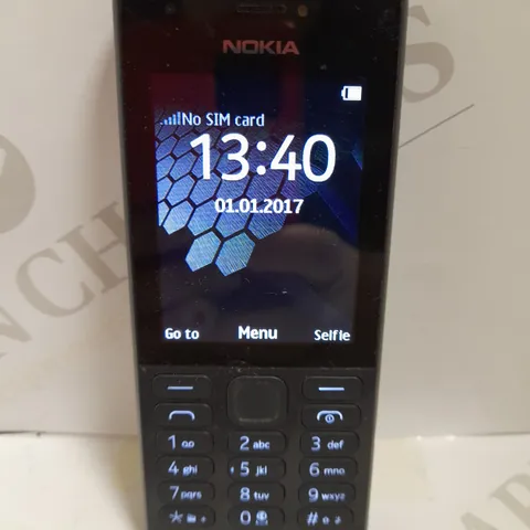 NOKIA RM-1188 MOBILE PHONE - BLACK