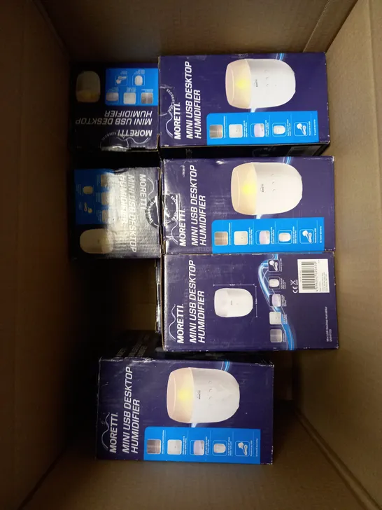 10 X BOXED MORETTI MINI USB HUMIDIFIERS 