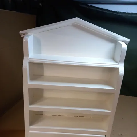 WHITE STACKED STORAGE UNIT 