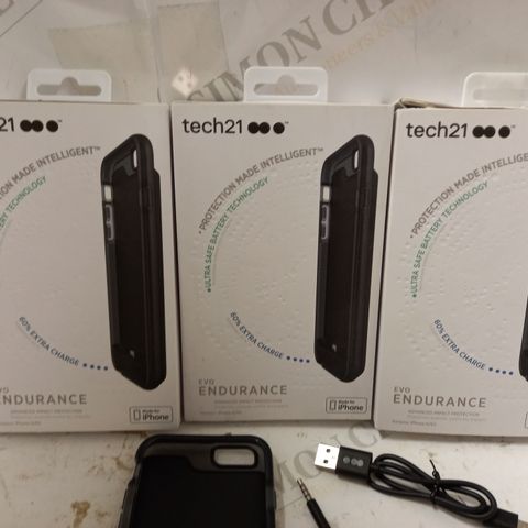 BOX OF APPROX 8 TECH 21 EVO ENDURANCE IPHONE CASES