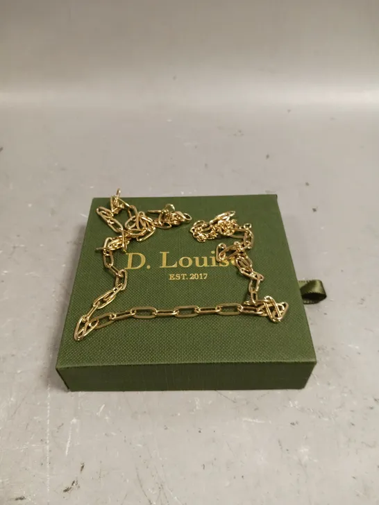 D. LOUISE EXTENDED PAPERCLIP NECKLACE 