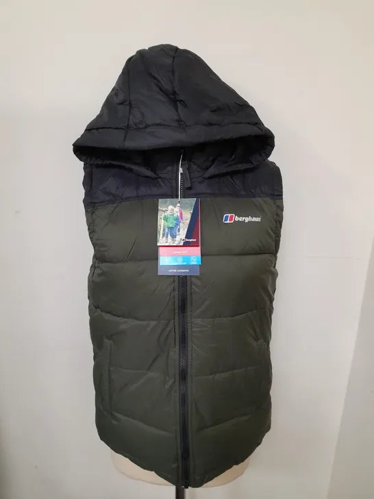 BERGHAUS ZIPPED PADDED GILET SIZE 13 YEARS