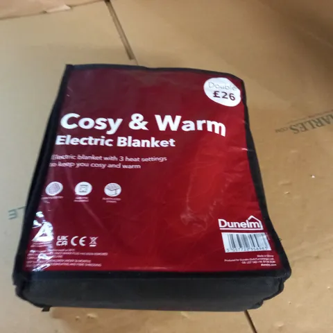 COSY & WARM ELECTRIC BLANKET - DOUBLE