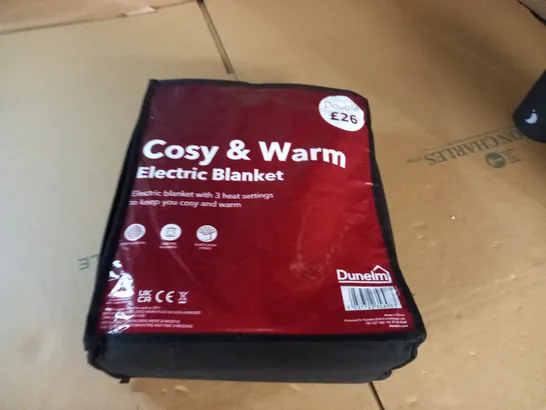 COSY & WARM ELECTRIC BLANKET - DOUBLE