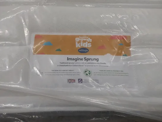 QUALITY BAGGED SILENTNIGHT HEALTHY GROWTH KIDS IMAGINE SPRUNG 3FT SINGLE MATTRESS 