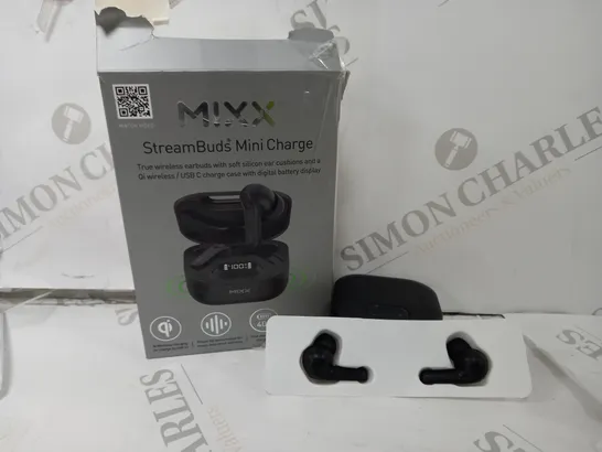 BOXED MIXX STREAMBUDS MINI TRUE WIRELESS EARBUDS