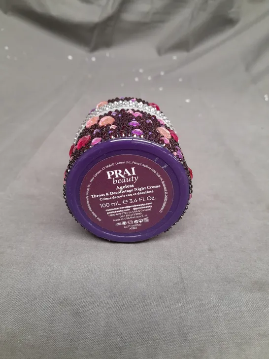 PRAI BEAUTY AGELESS THROAT AND DECOLLETAGE NIGHT CRÈME 100ML MULTI COLOURED