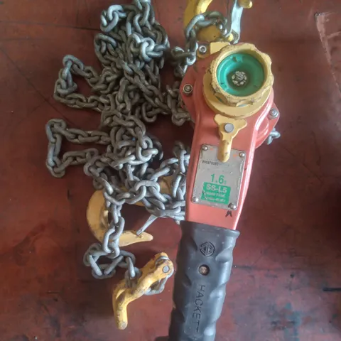 L5 PULL LIFT 1600KG SWL CW TSE & 5M CHAIN