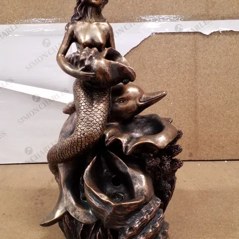 2 BOXED LED MERMAID WATER FOUNTAINS (2 BOXES)