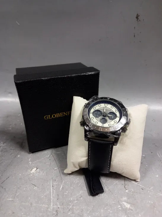 GLOBENFELD MIRAGE WHITE DIAL WATCH 