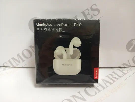 LENOVO THINKPLUS LIVEPODS LP40 TRUE WIRELESS EARBUDS