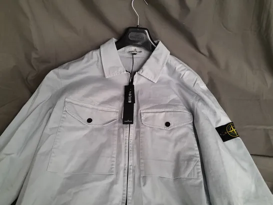 STONE ISLAND XXL LIGHT BLUE OVERSHIRT 