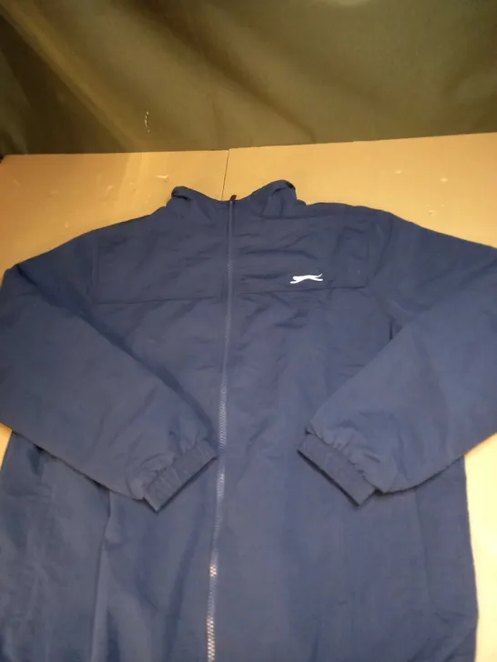 SLAZENGER ZIPPED NAVY BLUE JACKET SIZE M