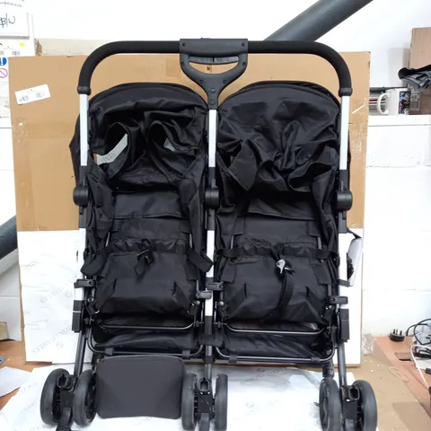 OHLALA TWIN STROLLER IN BLACK NIGHT