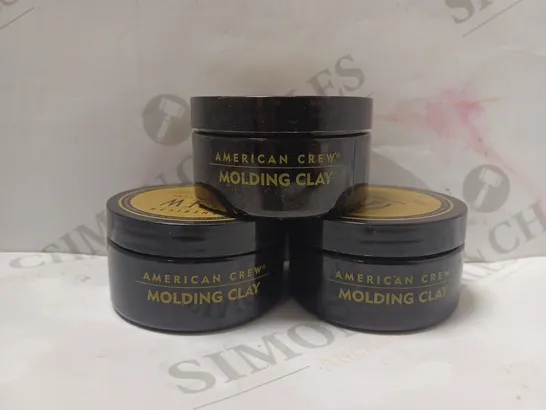 BOX OF APPROX 11 AMERICAN CREW MOLDING CLAY 85G