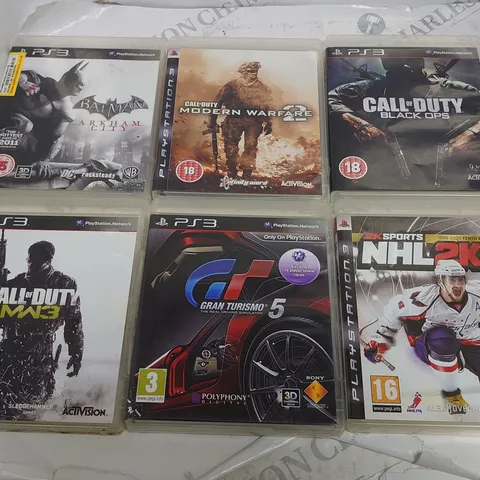 LOT OF 15 ASSORTED PS3 GAMES TO INCLUDE CALL OF DUTY MW3, MINECRAFT AND F1 2011