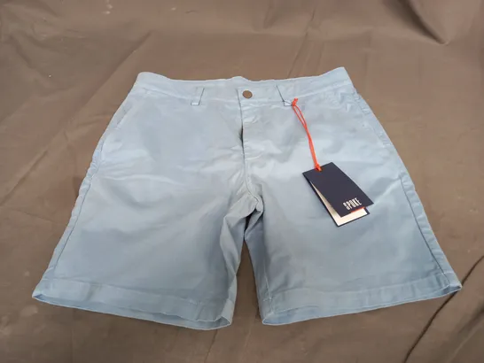 SPOKE LIGHT BLUE SMART SHORTS - SIZE 31W