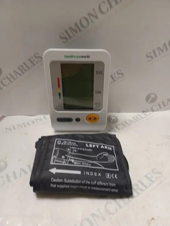 HEALTHCARE WORLD BLOOD PRESSURE MONITOR 