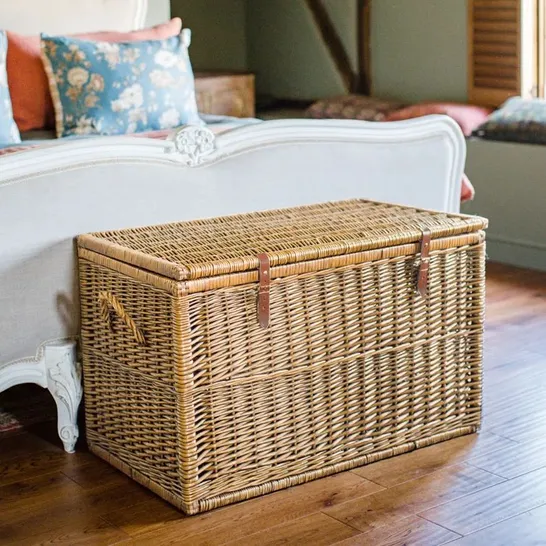 BOXED AALIYAA LOUNGE WICKER STORAGE TRUNK (1 BOX)