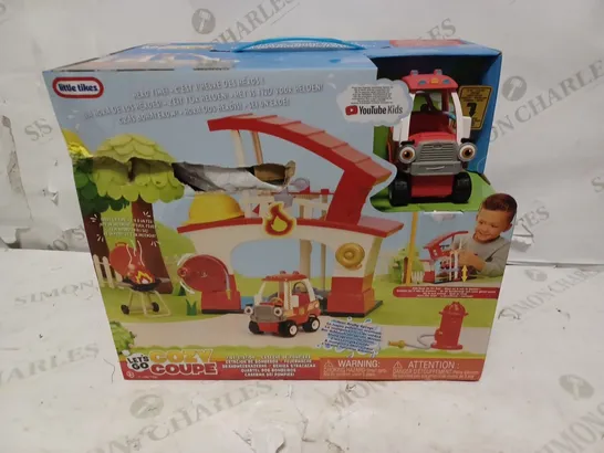 LETS GO COZY COUPE FIRE STATION RRP £24.99