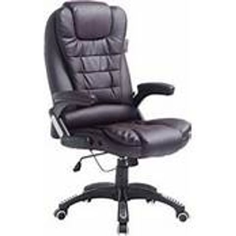 BOXED BROWN EXECUTIVE CHAIR 