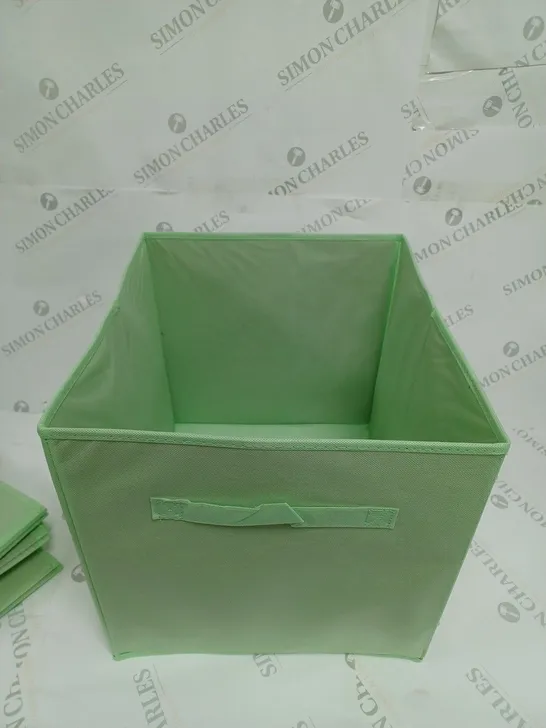 SET OF 4 FOLDABLE BOXES GREEN