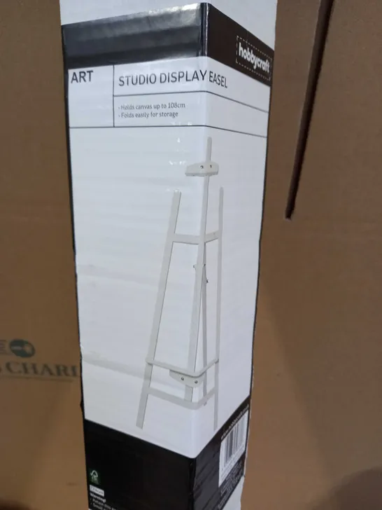 HOBBYCRAFT STUDIO DISPLAY EASEL WHITE 