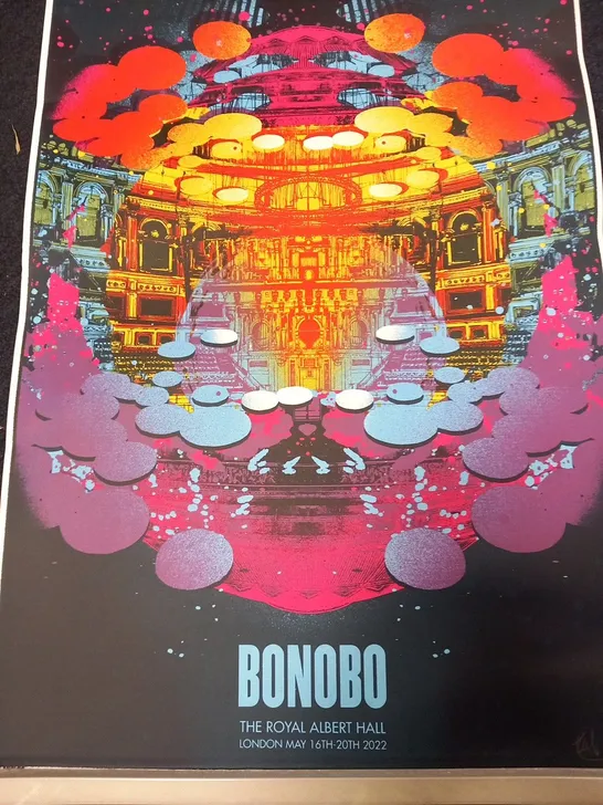 BONOBO NEW ANALOG SIGNED GIG POSTER