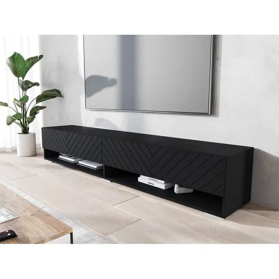 BOXED BRITTANNI TV STAND FOR TVS UP TO 78" - BLACK (1 BOX)