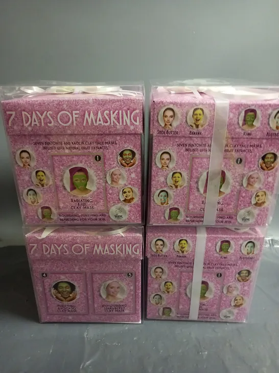 SKIN TREATS LOT OF 4 7 DAYS OF MASKING ADVENT CALENDER GIFT SET