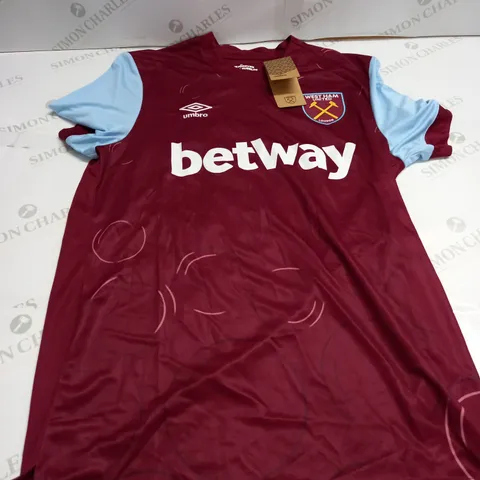 WEST HAM UNITED FOOTBALL TOP - LARGE