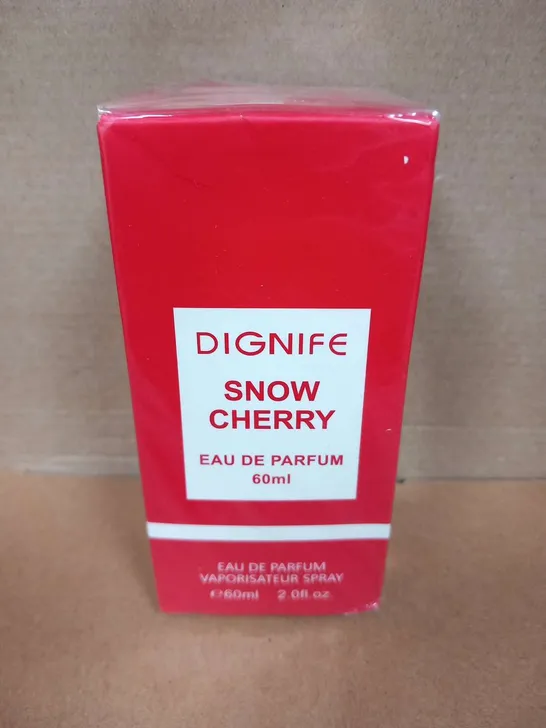 BOXED AND SEALED DIGNIFE SNOW CHERRY EAU DE PARFUM 60ML