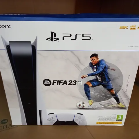 BOXED SONY PLAYSTATION 5 FIFA 23 EDITION GAMES CONSOLE - 825GB