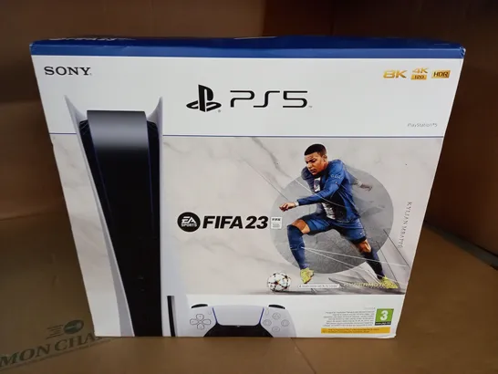 BOXED SONY PLAYSTATION 5 FIFA 23 EDITION GAMES CONSOLE - 825GB