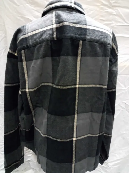 ABERCROMBIE & FITCH SOFT A&F COLLECTION CHECK SHIRT - SIZE LARGE 