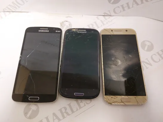 LOT OF 3 SAMSUNG SMARTPHONES