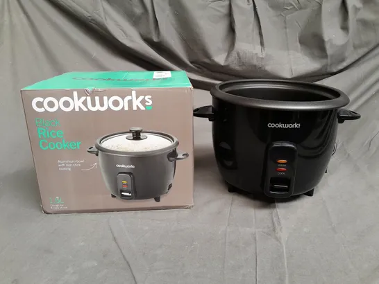 COOKWORKS BLACK RICE COOKER