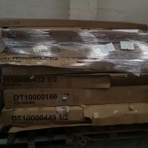 PALLET OF ASSORTED TABLE PARTS