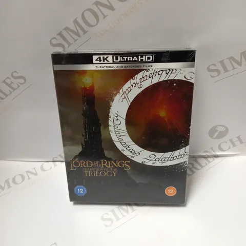 SEALED LORD OF THE RINGS TRILOGY IN 4K BLU RAY