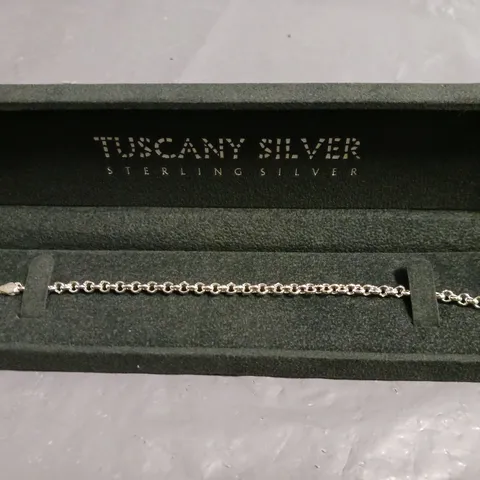 TUSCANY SILVER BRACELET - 925 ITALY STAMP