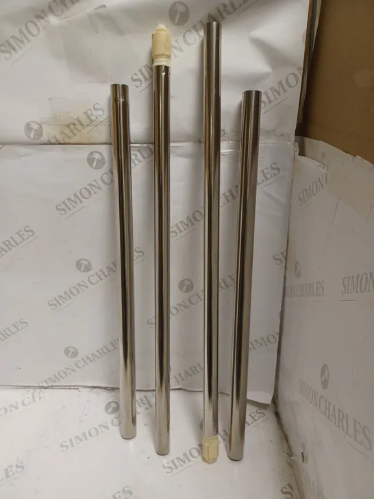 BOXED 304 STAINLESS STEEL DRILL FREE HANGING POLE FOR CORNER OF ROOM. 