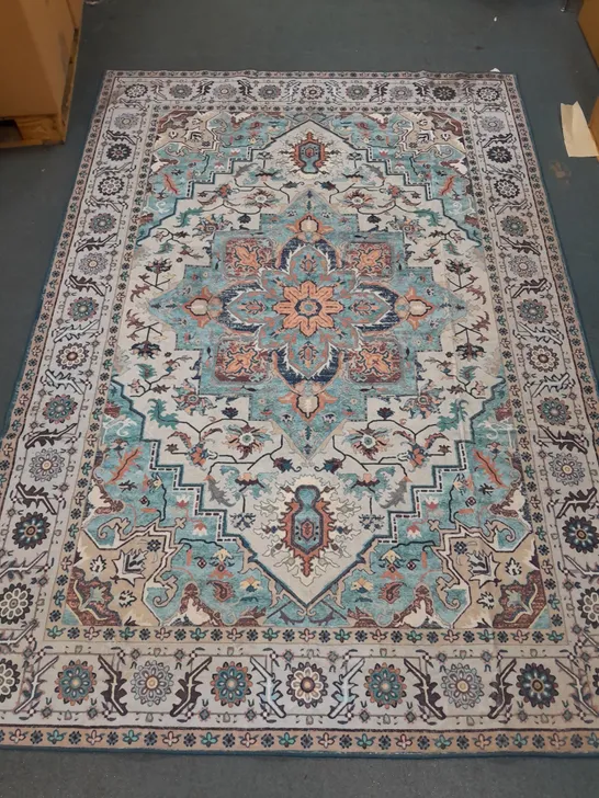 160x230cm FLORAL DESIGN RUG IN MULTI