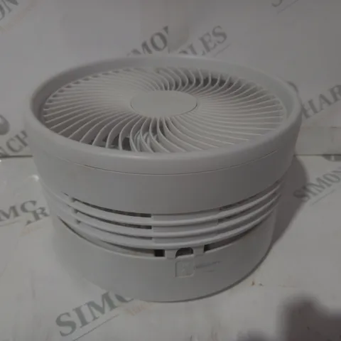 BOXED BELL & HOWELL OSCILLATING FOLDING RECHARGEABLE FAN, WHITE
