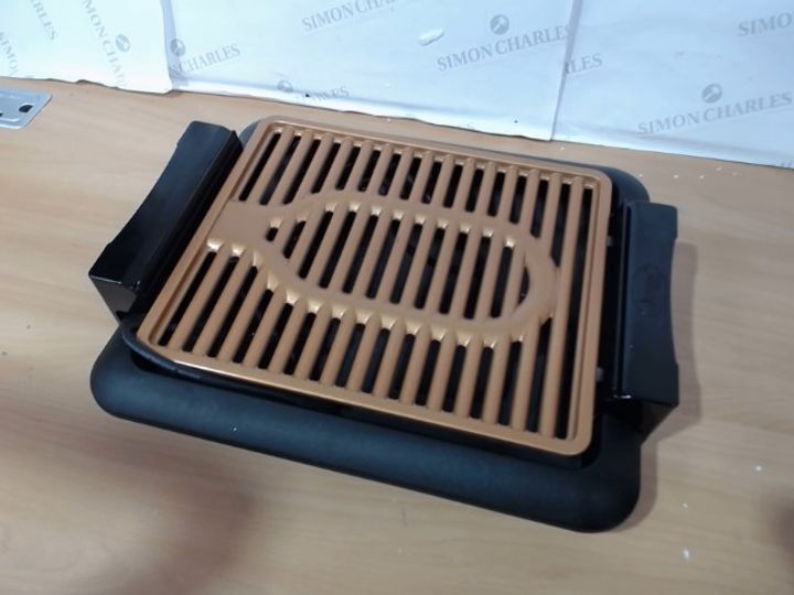 COPPER NONSTICK ELECTRIC INDOOR GRILL 3187872Simon Charles Auctioneers
