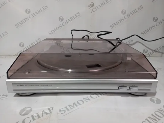 BOXED DENON DP-29F BELT DRIVE TURNTABLE - SILVER
