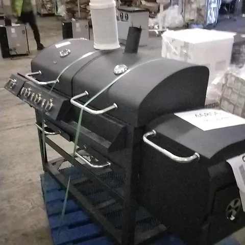 TOWER IGNITE T978507 MULTI XL GRILL BBQ WITH GAS/CHARCOAL/SMOKER/SIDE BURNER, BLACK 