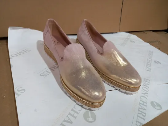 MODA IN PELLE ELRORI ROSE GOLD OMBRE LEATHER SIZE 7