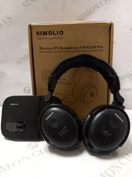 SIMOLIO WIRELESS TV HEADPHONES